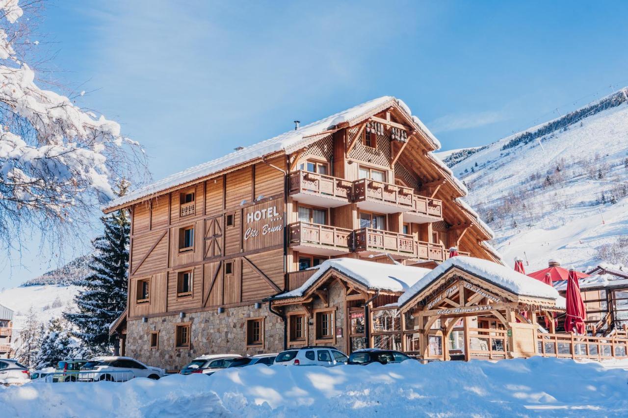 Hotel Cote Brune Les Deux Alpes Exterior photo